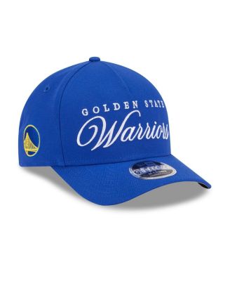 New Era - Men's Royal Golden State Warriors 2025 NBA Draft M-Crown A-Frame 9FORTY Adjustable Hat