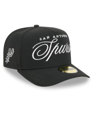 New Era - Men's Black San Antonio Spurs 2025 NBA Draft A-Frame 59FIFTY Fitted Hat