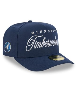 New Era - Men's Navy Minnesota Timberwolves 2025 NBA Draft A-Frame 59FIFTY Fitted Hat