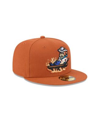 Men's Brown Amarillo Sod Poodles Theme Nights 59FIFTY Fitted Hat