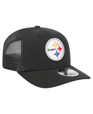 New Era - Men's Black Pittsburgh Steelers Team Collection 9SEVENTY Stretch-Snap Adjustable Hat