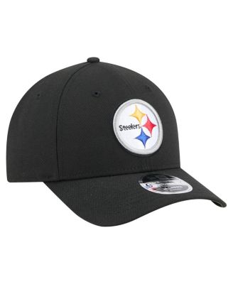 Men's Black Pittsburgh Steelers Team Collection 9FORTY M-Crown Adjustable Hat