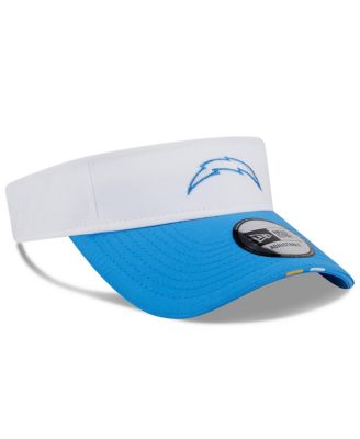 Men's White/Powder Blue Los Angeles Chargers 2025 NFL Training Camp Adjustable Visor Hat