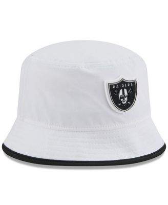 Men's White Las Vegas Raiders 2025 NFL Training Camp Stretch Bucket Hat