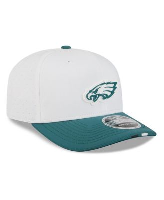 Men's White/Midnight Green Philadelphia Eagles 2025 NFL Training Camp 9SEVENTY Adjustable Hat
