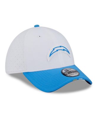 Men's White/Powder Blue Los Angeles Chargers 2025 NFL Training Camp 39THIRTY Flex Hat