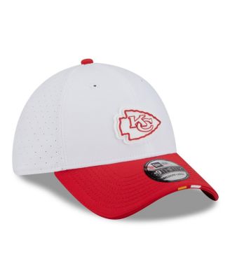 Men's White/Red Kansas City Chiefs 2025 NFL Training Camp 39THIRTY Flex Hat