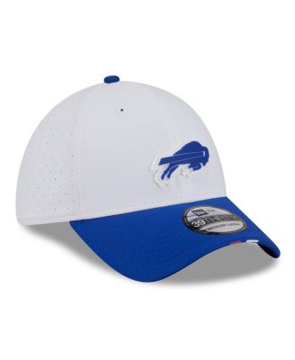Men's White/Royal Buffalo Bills 2025 NFL Training Camp 39THIRTY Flex Hat