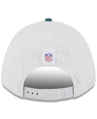 Big Boys and Girls White/Midnight Green Philadelphia Eagles 2025 NFL Training Camp A-Frame 9FORTY Adjustable Hat