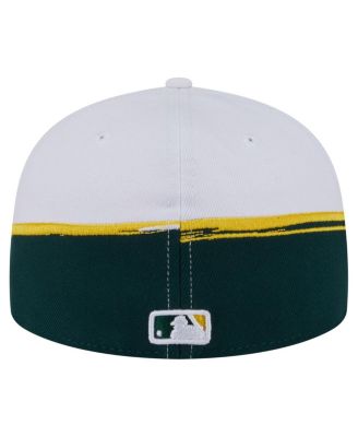 Men's Green/White Athletics Paint Stroke 59FIFTY&nbsp;Fitted Hat