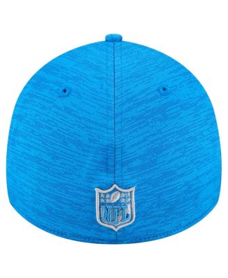 Men's Blue Detroit Lions Stripes 39THIRTY Flex Hat