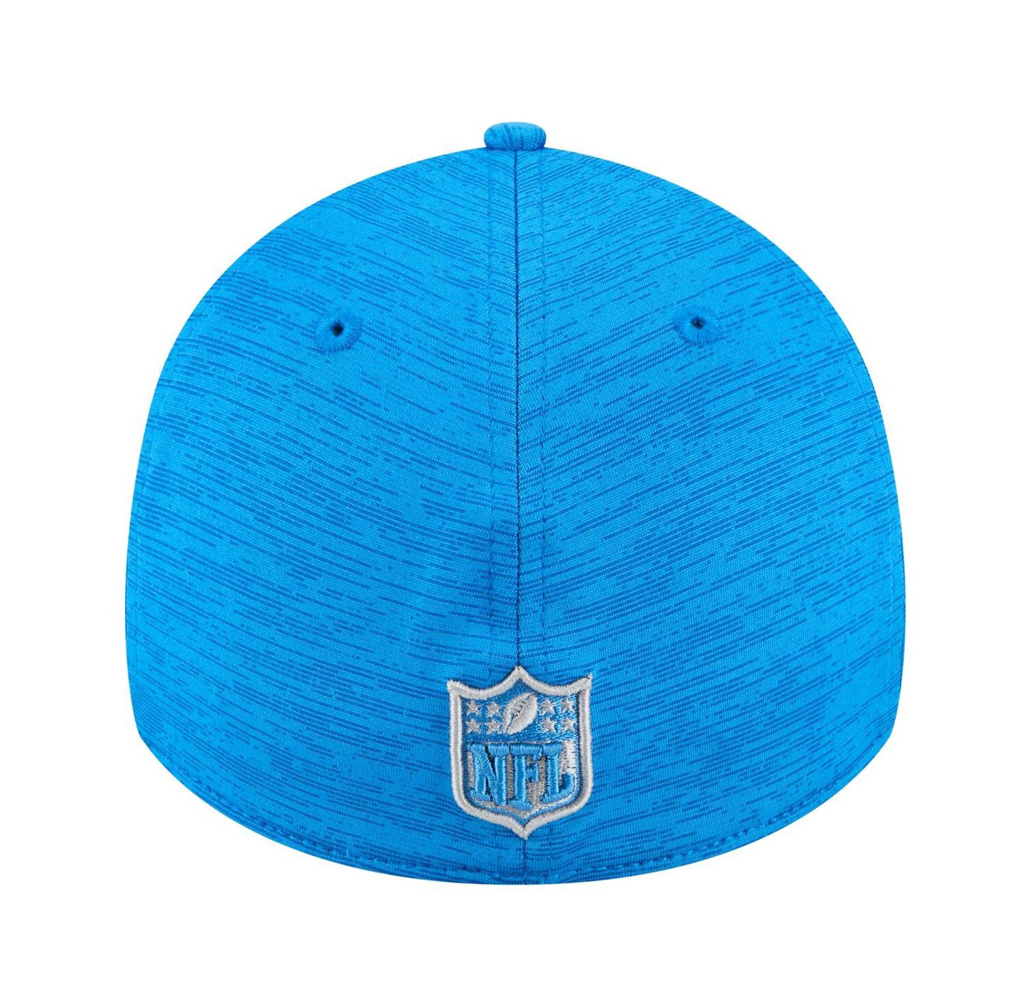 Men's Blue Detroit Lions Stripes 39THIRTY Flex Hat