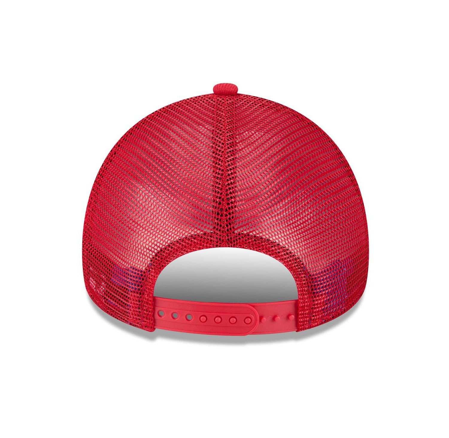 Men's Red Philadelphia Phillies 2025 Big League Chew A-Frame 9FORTY Adjustable Trucker Hat