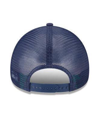 Men's Navy Milwaukee Brewers 2025 Big League Chew A-Frame 9FORTY Adjustable Trucker Hat