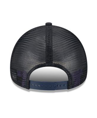 Men's Navy Boston Red Sox 2025 Big League Chew A-Frame 9FORTY Adjustable Trucker Hat