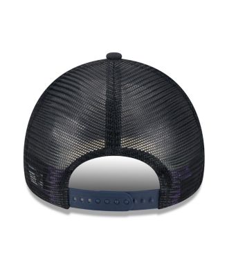 Men's Navy Atlanta Braves 2025 Big League Chew A-Frame 9FORTY Adjustable Trucker Hat