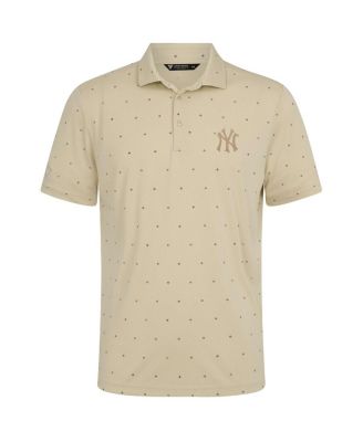 Men's&nbsp;Cream New York Yankees Vision Polo Shirt
