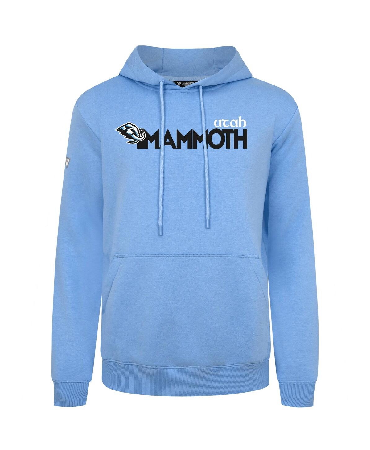 Men's Light Blue Utah Mammoth Podium Wedge Pullover Hoodie - Light Blue