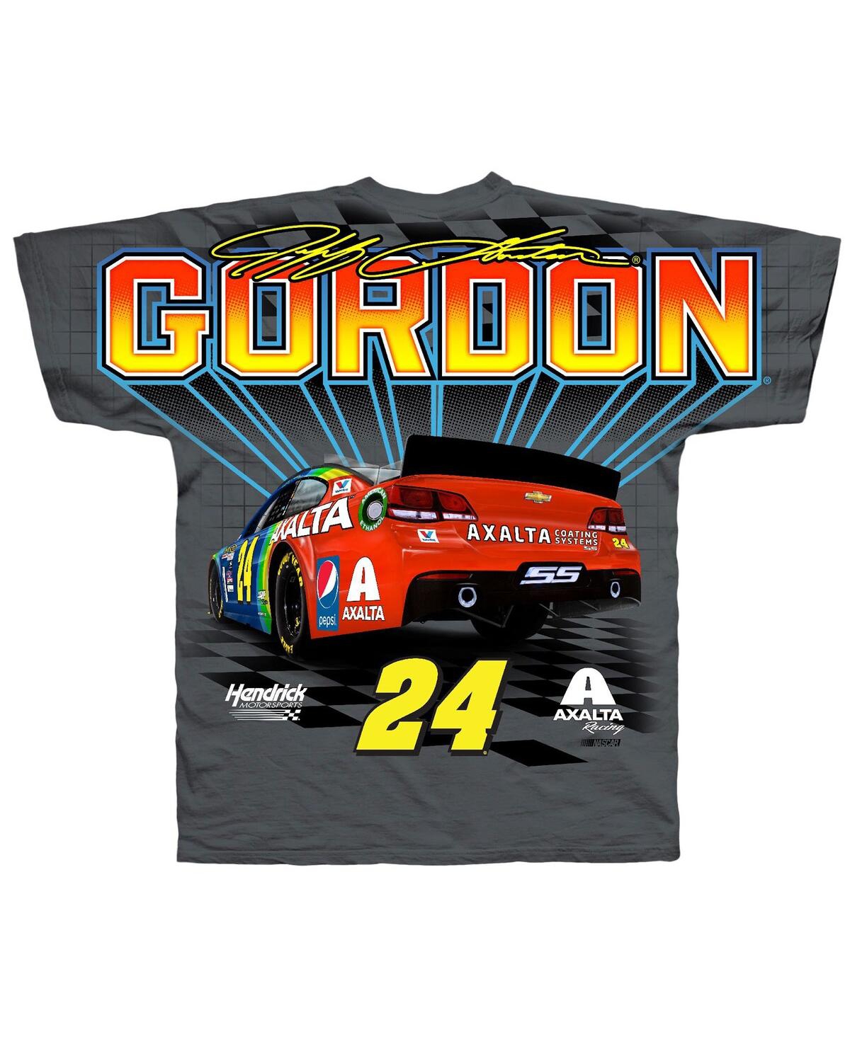 Hendrick Motorsports Team Collection Men's Charcoal Jeff Gordon Four-Time Champion Axalta Legend T-Shirt