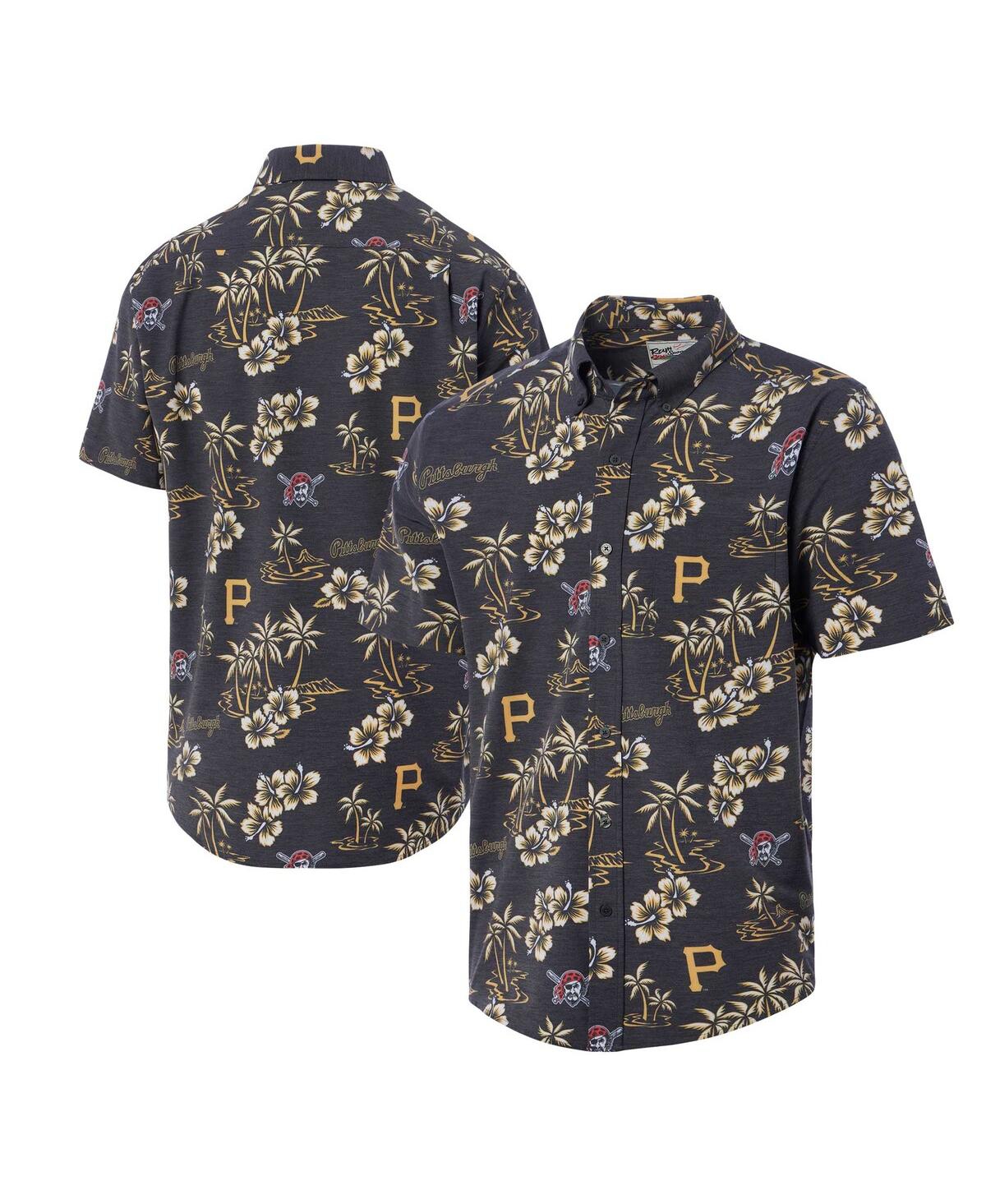 Men's Black Pittsburgh Pirates Kekai Button-Down Shirt - Black