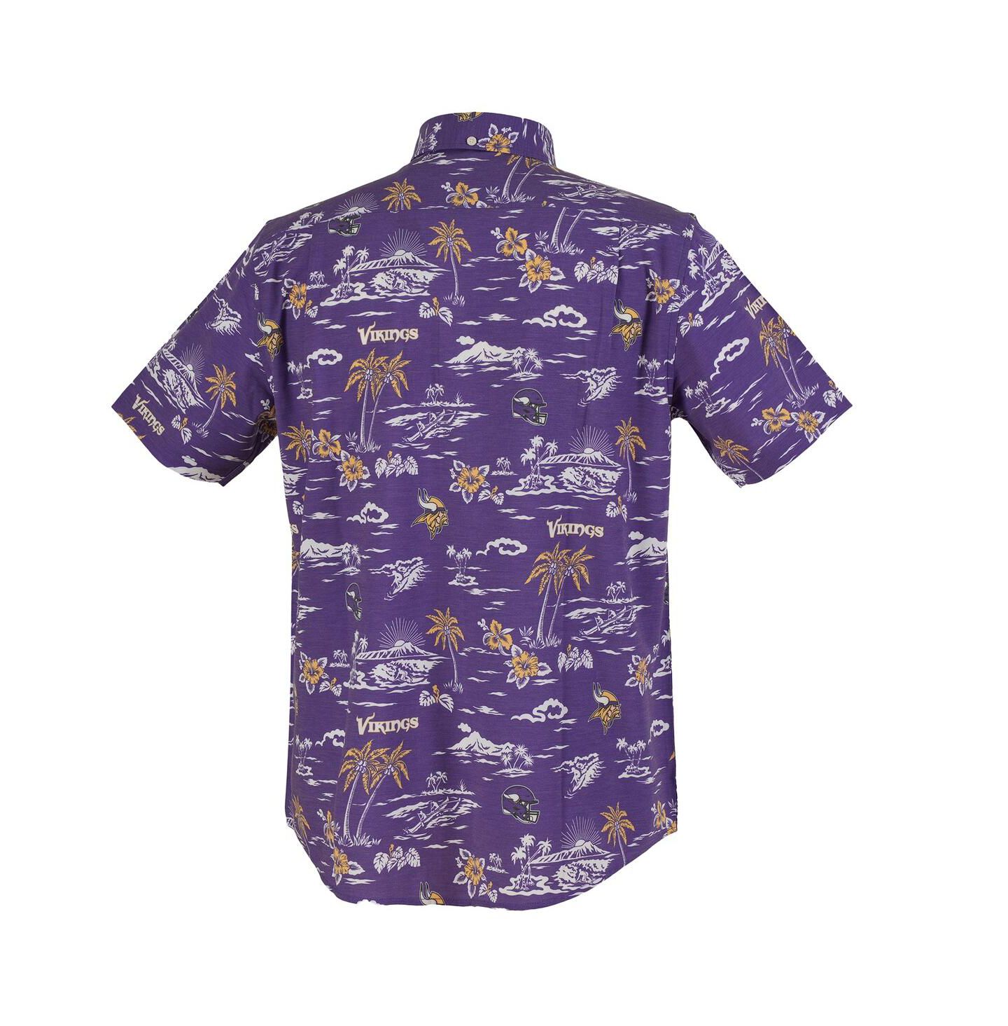 Мужская рубашка Reyn Spooner Purple Minnesota Vikings Kekai Performance Button-Down — фото 3