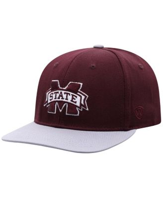 Top of the World - Big Boys and Girls Maroon Mississippi State Bulldogs Victory Maverick Snapback Hat