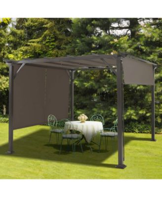 2 Pieces 16x4 Ft Universal Canopy Cover, Outdoor Pergola Roof Top Cover