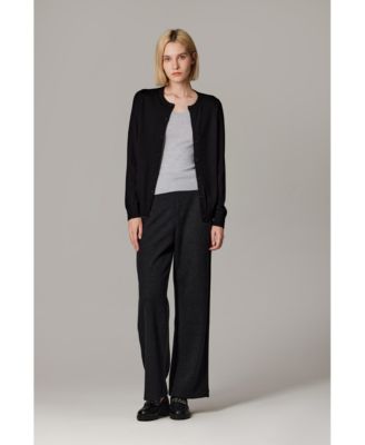 Women's 100% Merino Wool Light Weight Cardigan | Ultra Soft Fine-gauge Sweaters Machine Washable