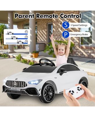 12V Kids Ride on Car w/Remote Rocking Function Transport Wheels Lights & Music