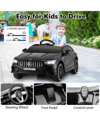 12V Kids Ride on Car w/Remote Rocking Function Transport Wheels Lights & Music