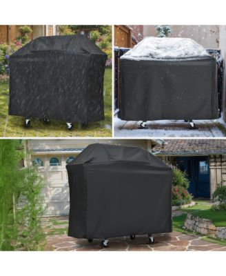 3 Burner 40,500 BTU Stainless Steel Outdoor Barbecue Gas Grillwith Side Burner and Cover