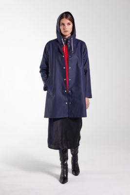 Women's Mosebacke Hooded Long Sleeve Raincoat
