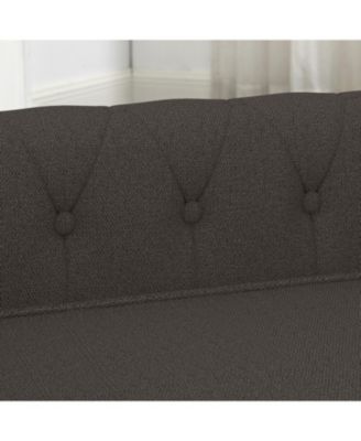 Elegant Elevated Dog Sofa Bed - Dark Brown