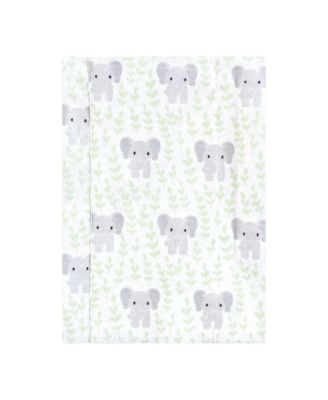 Unisex Gentle 4-Pack Cotton-Poly Flannel Baby Burp Cloths