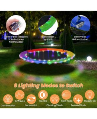 40 Inches Saucer Tree Swing for Kids and Adults