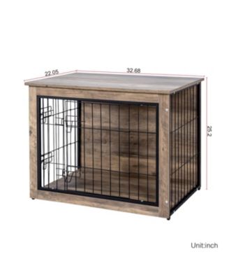 Medium Wooden Dog Crate Furniture