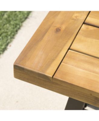 Acacia Wood Outdoor Dining Bench Patio Bench