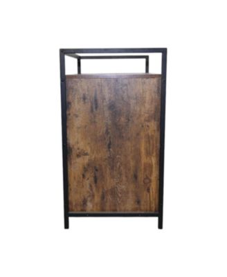 Rustic Brown Cat Litter Box Enclosure