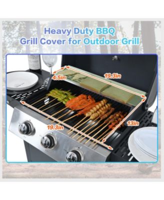 Propane Gas Grill 3 Burner Stainless Steel BBQ
