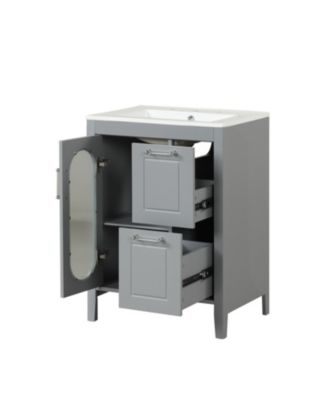 24" Bathroom Vanity with Sink & Drawers