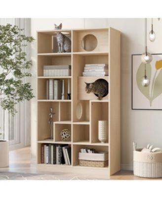 Furniture Cat Bookcase cat tree shelves