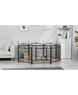 Dog Playpen 24" 8 Panel Metal Pet Fence
