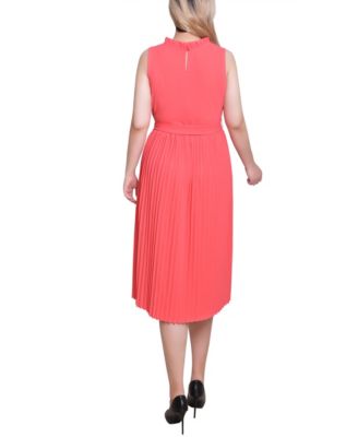 Women's Sleeveless Pleated Skirt Dress