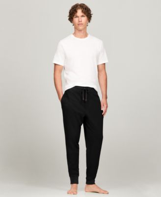 Men's Classic-Fit Waffle-Knit Thermal Pajama Joggers