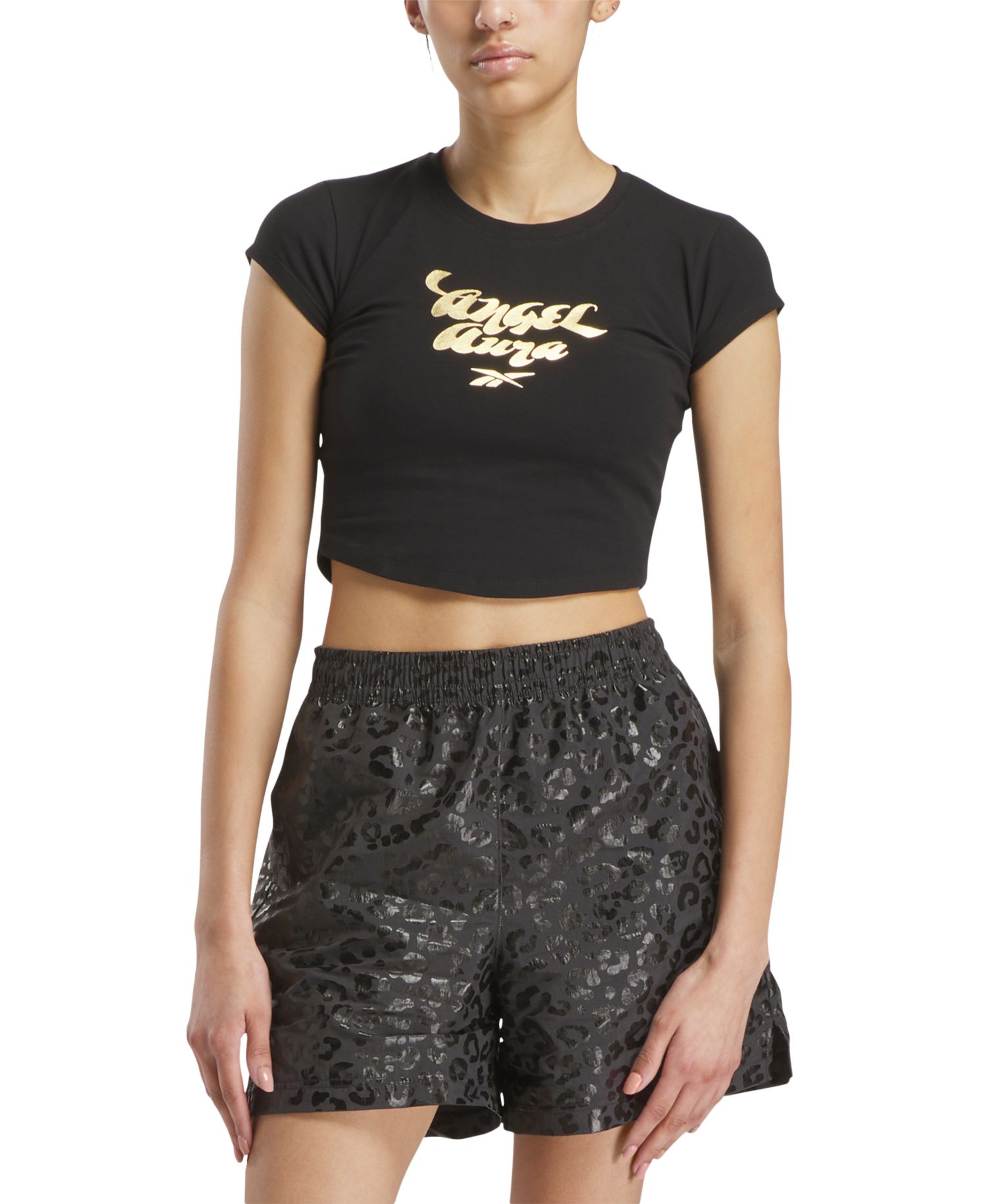 x Angel Reese Women's Cropped Graphic Tee