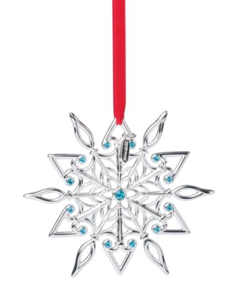 Lenox - 2025 Snow Majesty Silverplate Ornament, 21st Edition