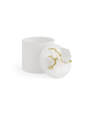 Butterfly Ginkgo Gold Extra Small Porcelain Canister