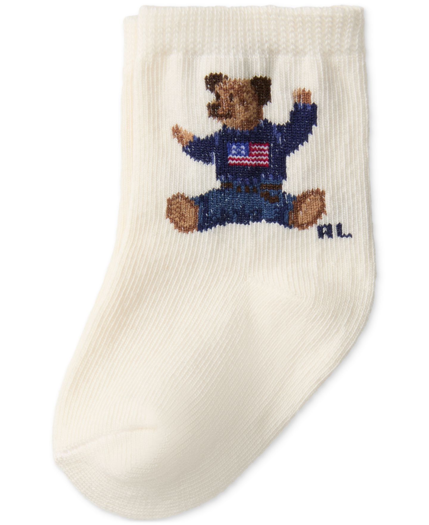 Носки Bear — Polo Ralph Lauren, цвет: Белый — фото 1