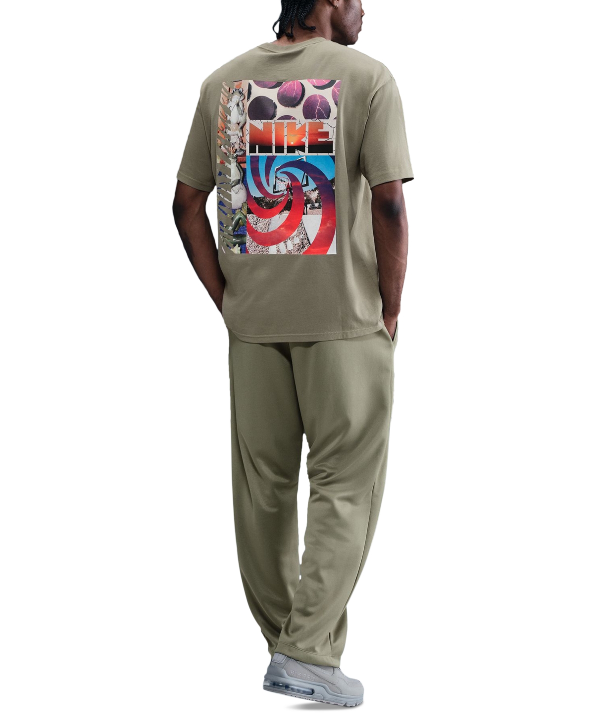 Nike Men's Sportswear Max90 Loose-fit Graphic T-shirt In Multi