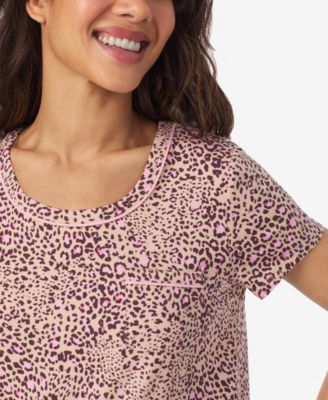 Women's Short Sleeve Cropped Pajama Set